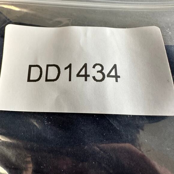 Athleta Midday Mid Rise Crop Poplin Pant Wide Leg Navy Blue Large - Picture 11 of 11